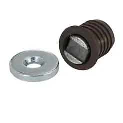 Loqueteau marron 4kg à encastrer Diall vendu par 2