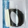 Lot 3 bagues de fixation pour abat-jour pour douille E27 Tibelec blanc noir or Ø48mm