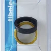 Lot 3 bagues de fixation pour abat-jour pour douille E14 Tibelec blanc noir or Ø35mm