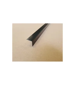Lot 5 Cornières d'angle RAL 9005 Sat Noir - épaisseur 1mm - Long 150 cm (2 cm x 2 cm )