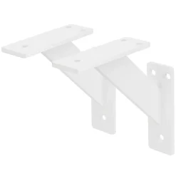 Lot 2 Equerres d'Etagere suspendue support mural en aluminium