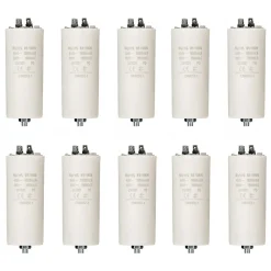LOT 10 x Condensateur 60MF 60 MF 450V 5060 HZ Condo Moteur Cosses NEDIS