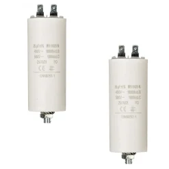 LOT 2 x Condensateur 25.0UF 450 V à Cosses CONDO 25MF NEDIS