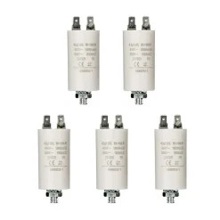 LOT 5 x Condensateur 4.5UF 450 V + COSSES CONDO 4,5MF NEDIS