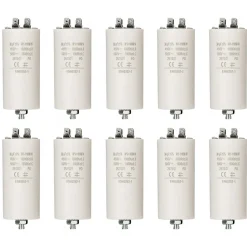 LOT 10 x Condensateur 30.0uf 450 v à Cosses Condo 30mf NEDIS