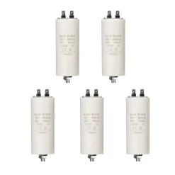 LOT 5 x Condensateur 25.0UF 450 V à Cosses CONDO 25MF NEDIS