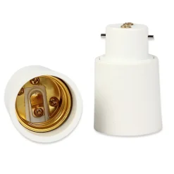 Lot de 2 Adaptateur de Douille FISHTEC B22 vers E27