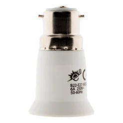 Lot de 2 adaptateurs de douille B22/E27 - Zenitech