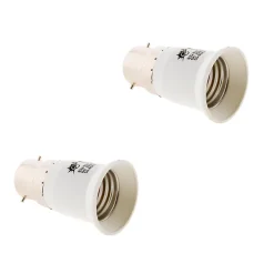 Lot de 2 adaptateurs de douille B22/E27 - Zenitech
