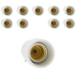 Lot de 10 adaptateurs douille B22/E14 - Zenitech
