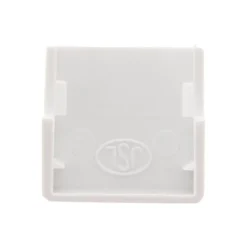Lot de 2 angles extérieurs 20 x 10mm - Blanc - Zenitech