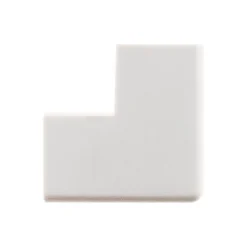 Lot de 2 angles extérieurs 20 x 10mm - Blanc - Zenitech