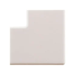 Lot de 4 angles plats 20 x 10mm - Blanc - Zenitech