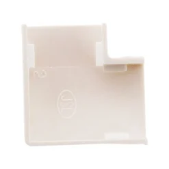 Lot de 4 angles plats 20 x 10mm - Blanc - Zenitech