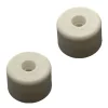 Lot de 2 butoirs de sol Maxigom MADE IN FRANCE en élastomère blanc. Diamètre 40mm et hauteur 25mm.