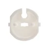 Lot de 3 caches prises 2 P+T + clef - Blanc - Zenitech