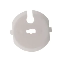 Lot de 3 caches prises 2 P+T + clef - Blanc - Zenitech