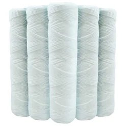 Lot de 5 Cartouches Bobinée Filtre à Eau Anti Sédiments 9 pouces 3/4 - 20 microns Compatibles Filtre 10 pouces