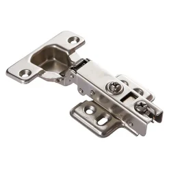 Lot de 8 charnières de porte d'armoire de cuisine en acier à 110 degrés, fermeture lente, clip de 35 mm
