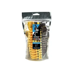 Lot de 175 Chevilles universelles en GRAPPE : 100 pces Diam6X25 + 75 pces Diam8X32 CRAMPON