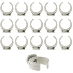 Lot de 150 clips diamètre 25mm sans chevilles - Zenitech