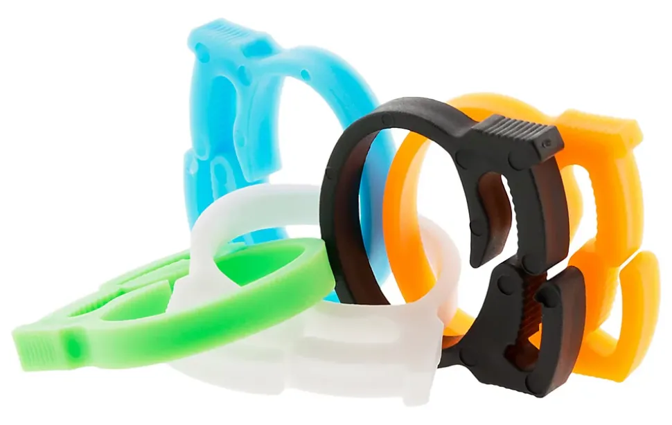 Lot de 6 clips pour cordons et câbles - Zenitech