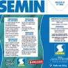 Lot de 5 Colle en Poudre pour Papiers Peints Vinyls et Intissés Semin, Boite de 300 g