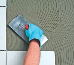 Lot de 3 colles pour Carrelage Haute Performance Kedofix Semin, Prêt à l'emploi, Intérieur/extérieur, seau de 20 kg