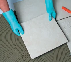 Lot de 3 colles pour Carrelage Haute Performance Kedofix Semin, Prêt à l'emploi, Intérieur/extérieur, seau de 20 kg