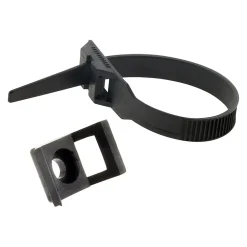 Lot de 25 colliers de câblage 9x 180mm - Noir - Zenitech