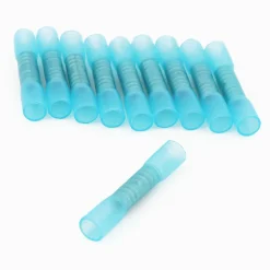 Lot de 10 Cosses de connexion thermorétractables isolées BLEUE
