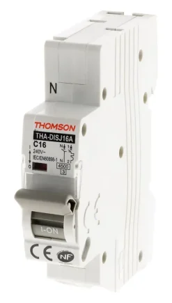 Lot de 6 disjoncteurs PH+N 16A NF Thomson