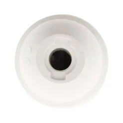 Lot de 2 douilles lisses sans bague E27 - Blanc - Zenitech