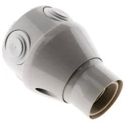 Lot de 2 douilles orientables E27 - Blanc - Zenitech