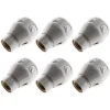 Lot de 10 douilles orientables E27 - Blanc - Zenitech