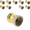 Lot de 10 douillesE27 en laiton avec collerette porcelaine - Zenitech