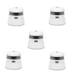 Lot de 5 détecteurs de fumée certifié nf cavius durée 10 ans X5 - Lifebox