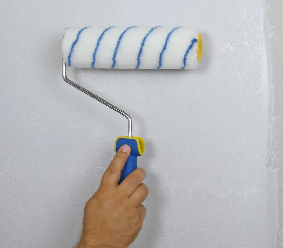 Lot de 5 Enduits Garnissant au Rouleau Semin, Rénovation des Supports très Endommagés, Seau de 10 kg