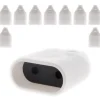 Lot de 10 fiches femelles 2P 6A - Blanc - Zenitech