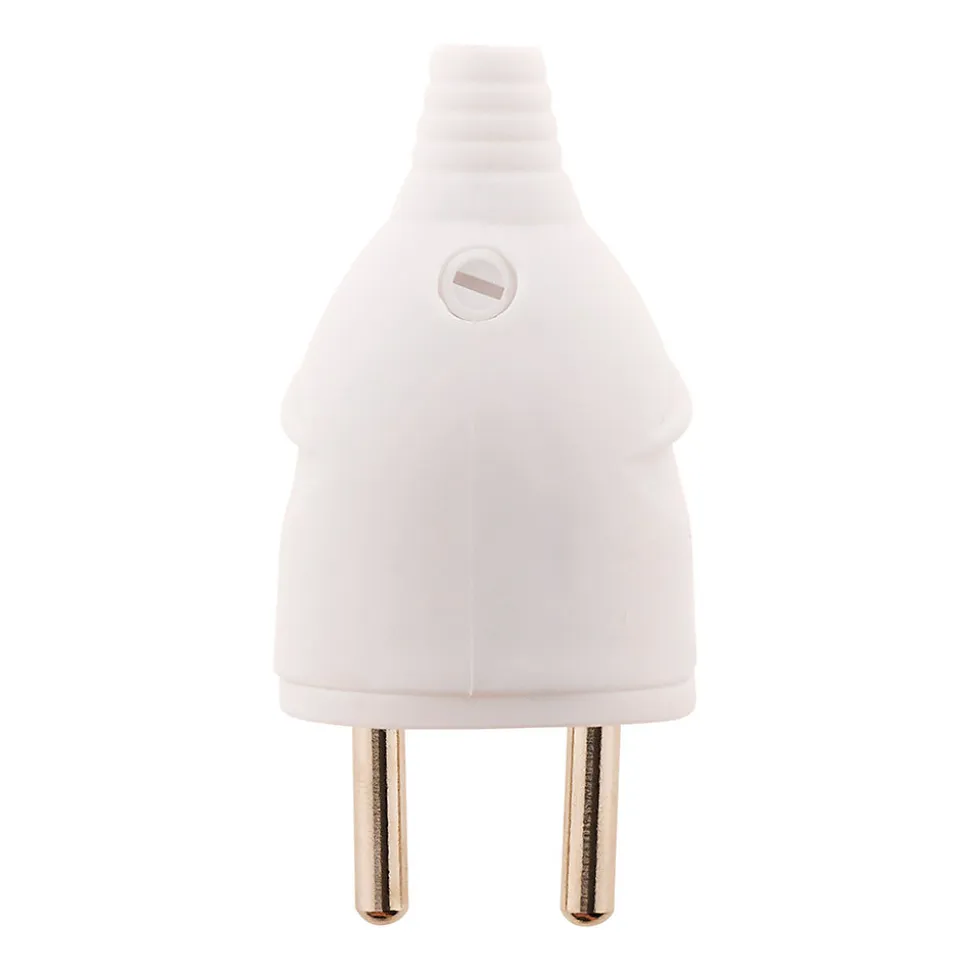 Lot de 10 fiches mâles 16A 2P+T - Blanc - Zenitech