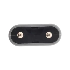Lot de 10 fiches mâles 2P 6A - Gris - Zenitech