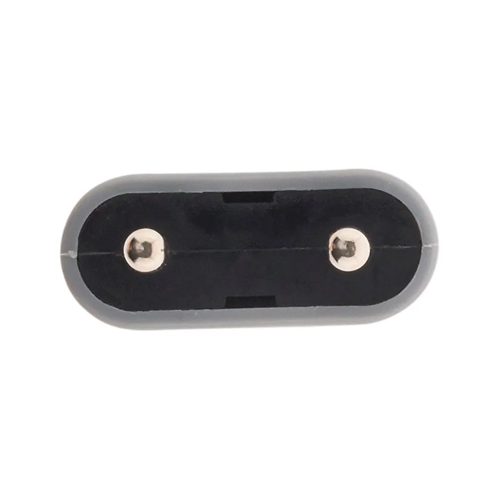 Lot de 10 fiches mâles 2P 6A - Gris - Zenitech