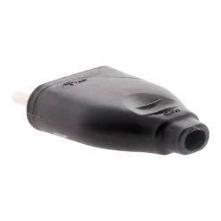 Lot de 10 fiches mâles 2P 6A - Noir - Zenitech