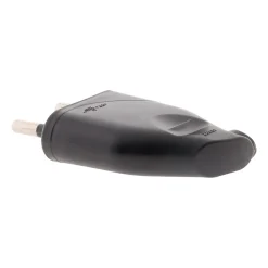 Lot de 10 fiches mâles 2P 6A latérales - Noir - Zenitech