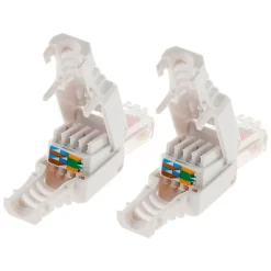 Lot de 10 fiches RJ45 CAT 6 sans outil - Zenitech