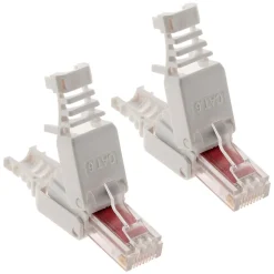 Lot de 10 fiches RJ45 CAT 6 sans outil - Zenitech
