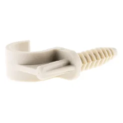 Lot de 10 fixe tubes diamètre 20mm - Gris - Zenitech