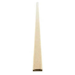 Lot de 10 Goulottes MDF Passes-câbles à couvercle, L.2.44 m x H.5.5 cm, Ep. 18 mm