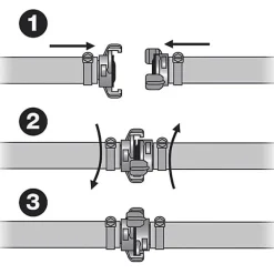 Lot de 5 joints pour raccord express 35 mm / 16 mm