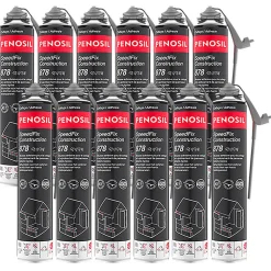 Lot de 12 Mousses colle universelle SpeedFix Construction 878 pistolable 690ml PENOSIL